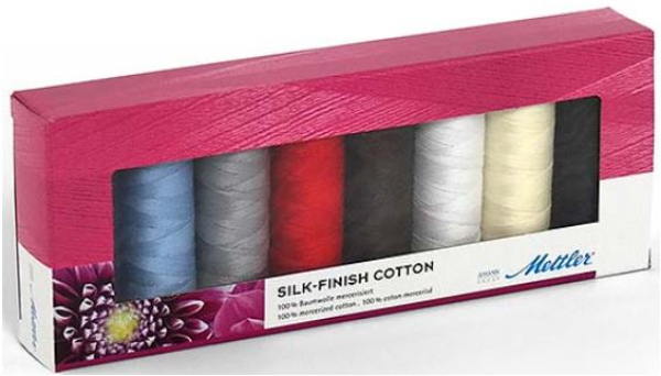 METTLER SILK-FINISH COTTON 8er Kit No.50 150m